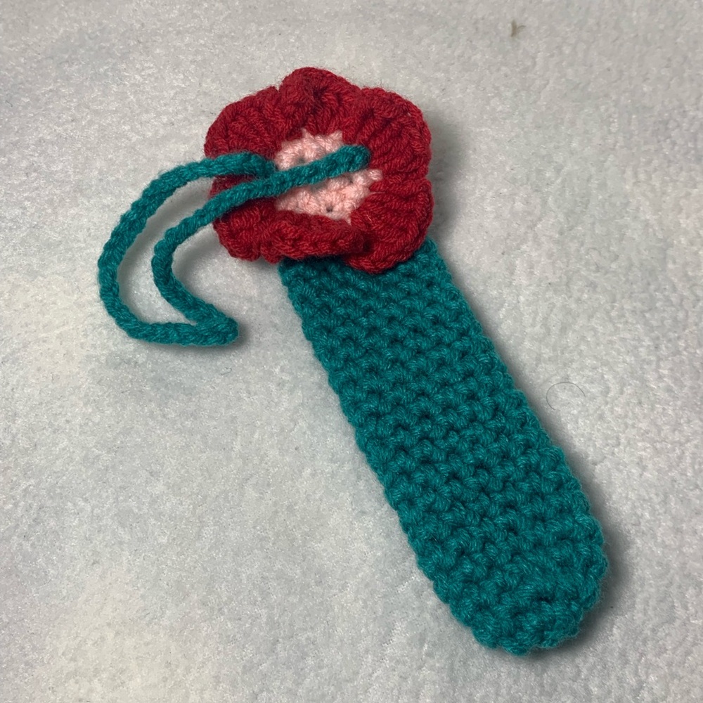 Handmade Crochet Flower Lip Gloss Case